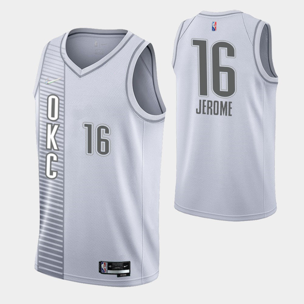OKC white 16 jerome jersey