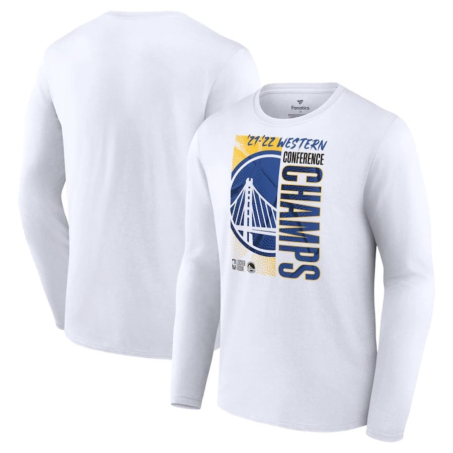 Golden state warriors white  long shirt