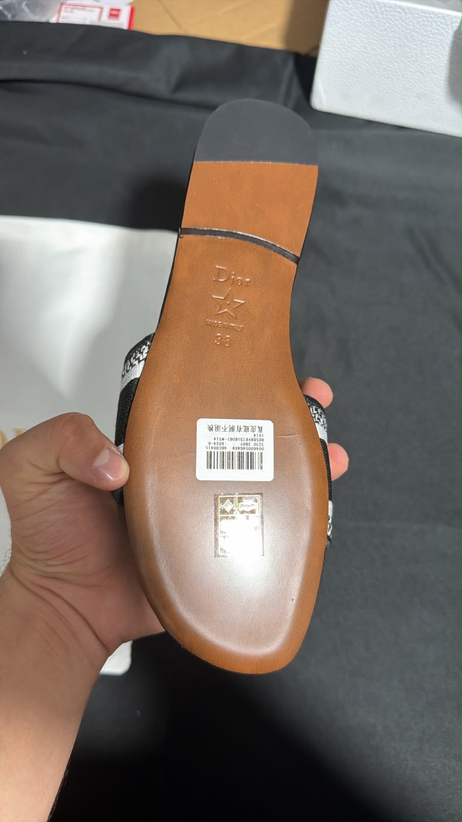 Christian dior slipper stock