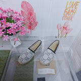 2025 New Colors Early Spring Gucci Classic logo canvas espadrilles