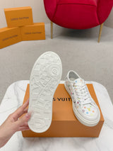 Louis Vuitton (LV) Lagoon series platform denim sneakers