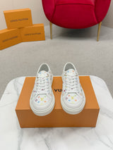 Louis Vuitton (LV) Lagoon series platform denim sneakers