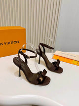 LV Bow-Tie Stiletto Sandals