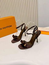 LV Bow-Tie Stiletto Sandals