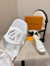 Louis Vuitton Openwork Wedge Sandals