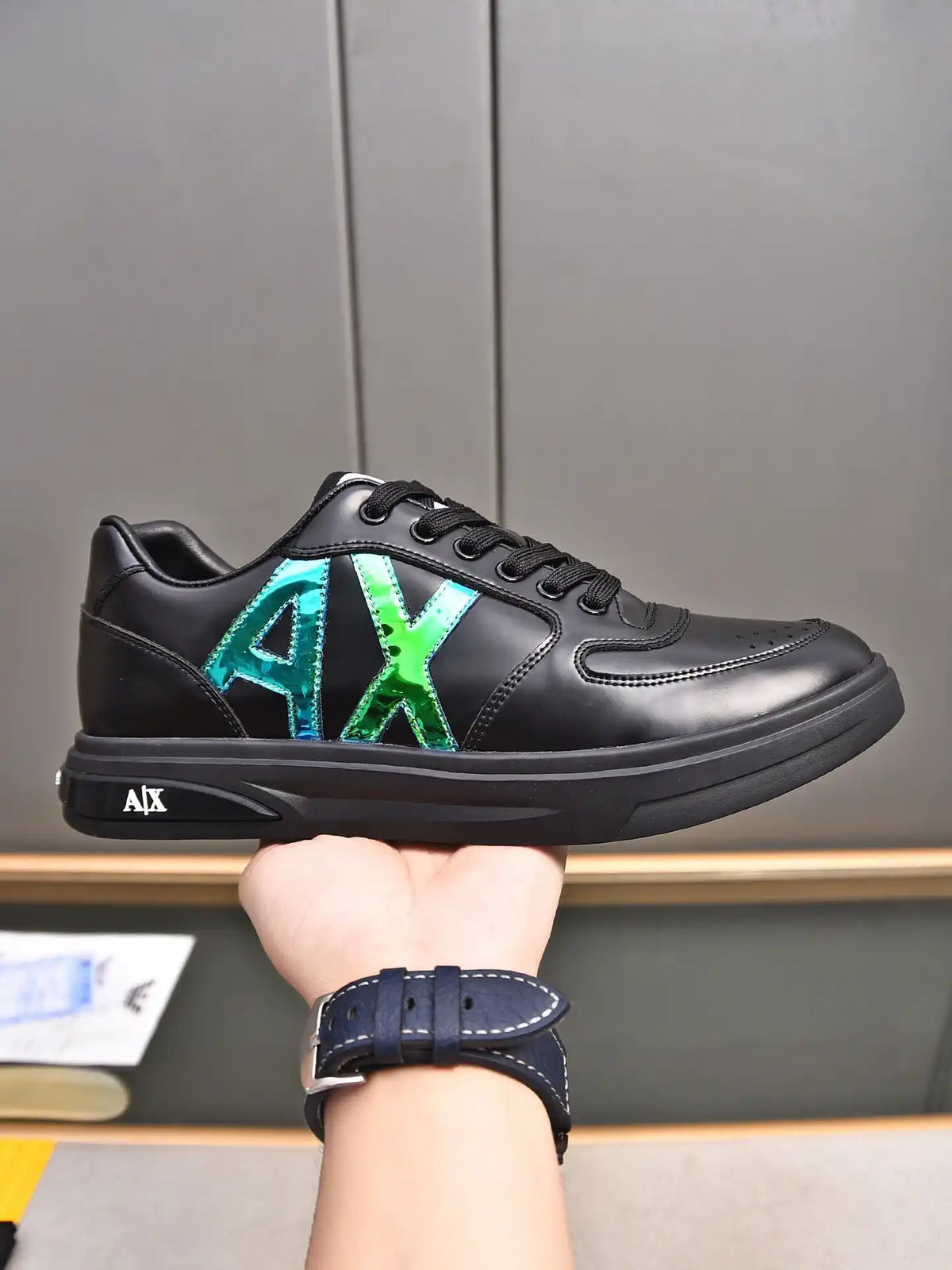 Armani Men's Shoe Code 98B4 Size38444 Customized