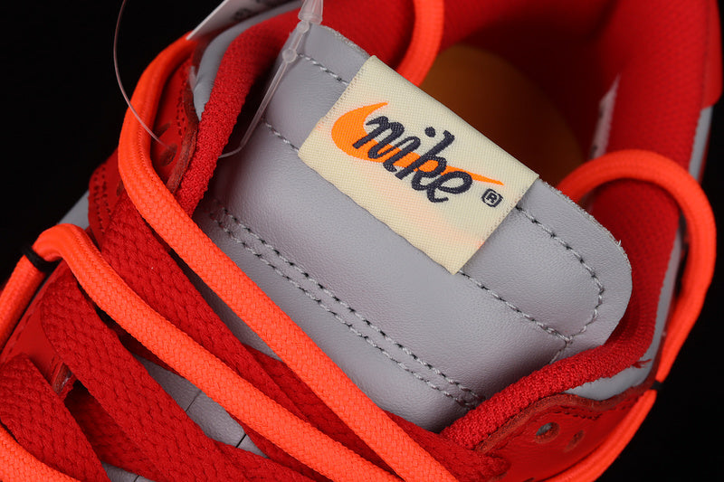 【360】[CT0856-600]-[PLUS OFF-WHITE X DUNK LOW UNIVERSITY RED/WOLF GREY]-[UNISEX:36-46]