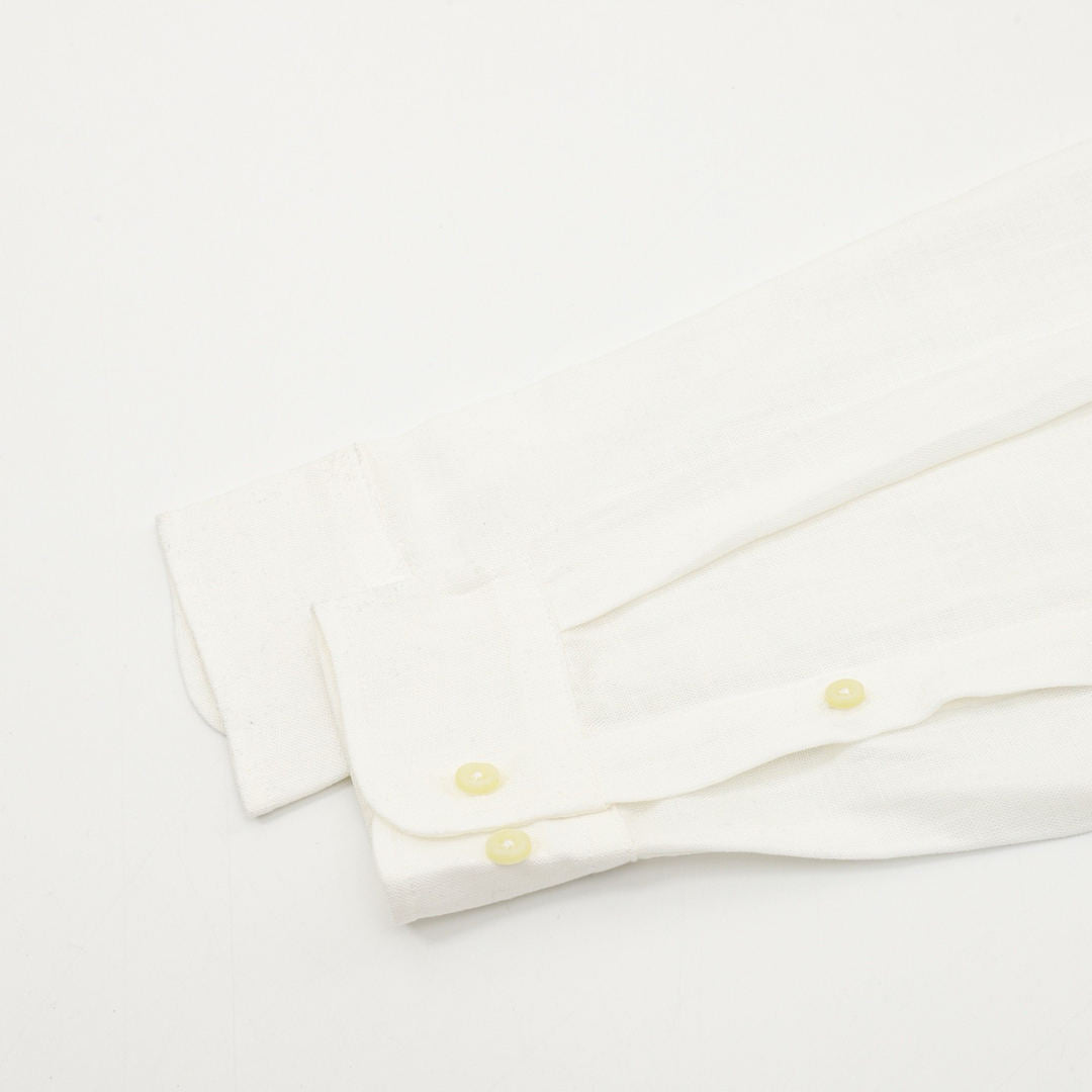 Ralph Lauren Warhorse Embroidery Linen Long-Sleeved Shirt (Fe22)