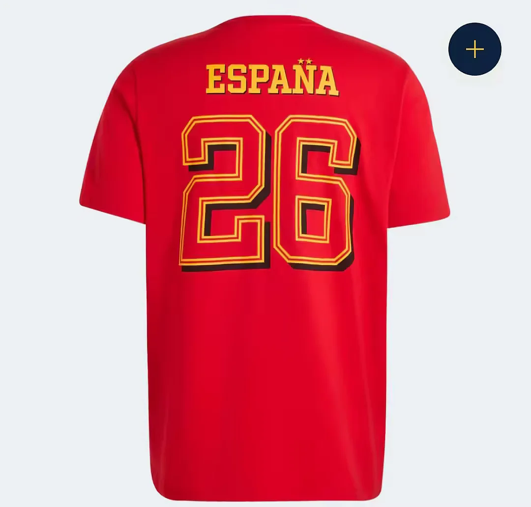 Spain 26 champion cotton shirts S-XXL