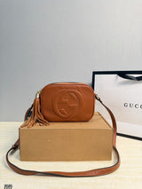 ❤️(Gift Box Packaging)❤️ Gucci Double G Tassel Camera Bag ⚠️Size 20.15