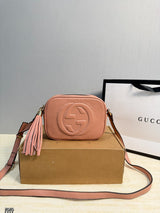 ❤️(Gift Box Packaging)❤️ Gucci Double G Tassel Camera Bag ⚠️Size 20.15