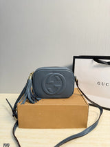 ❤️(Gift Box Packaging)❤️ Gucci Double G Tassel Camera Bag ⚠️Size 20.15