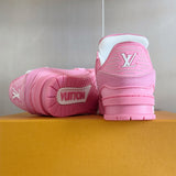 Top-tier version: Women's Louis Vuitton Trainer series casual sneakers/skate shoes
