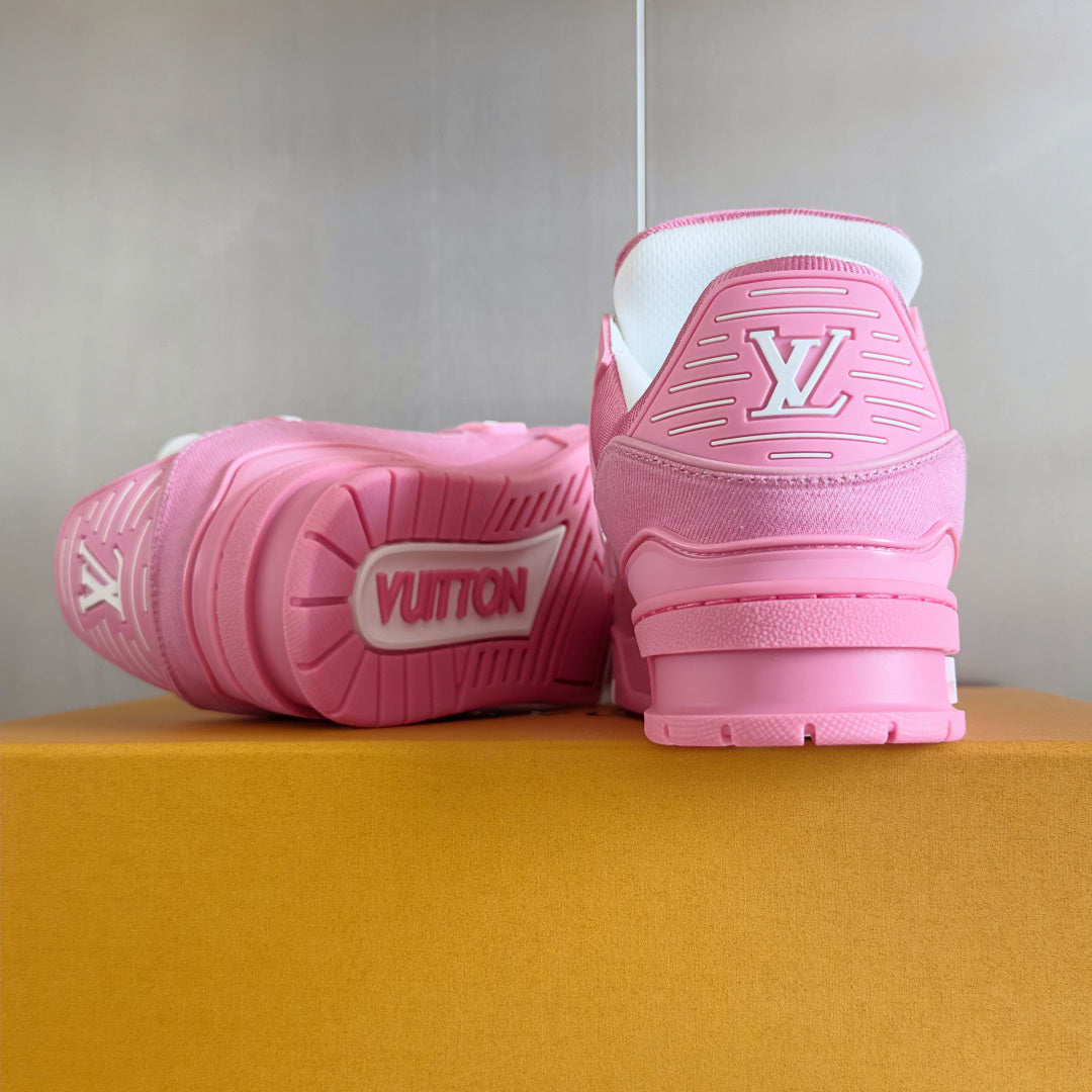 Top-tier version: Women's Louis Vuitton Trainer series casual sneakers/skate shoes