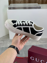 Factory direct price for women's Gucci platform canvas shoes