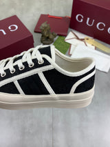Factory direct price for women's Gucci platform canvas shoes