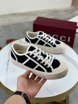 Factory direct price for women's Gucci platform canvas shoes