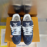 Louis Vuitton Trainer series casual sneakers/skate shoes for couples