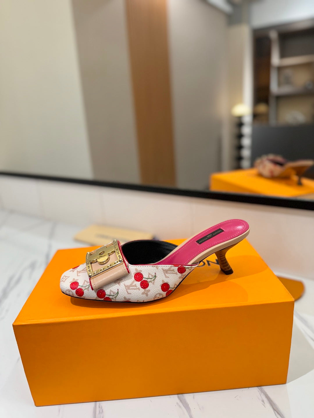 Latest LV runway sandals
