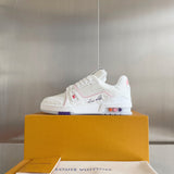 Top-tier version: Louis Vuitton LV Trainer limited edition cruise ship style casual sneakers/skate shoes