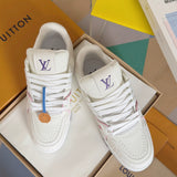 Top-tier version: Louis Vuitton LV Trainer limited edition cruise ship style casual sneakers/skate shoes