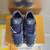 Top-tier version: Louis Vuitton LV Trainer couple's casual sneakers/skate shoes