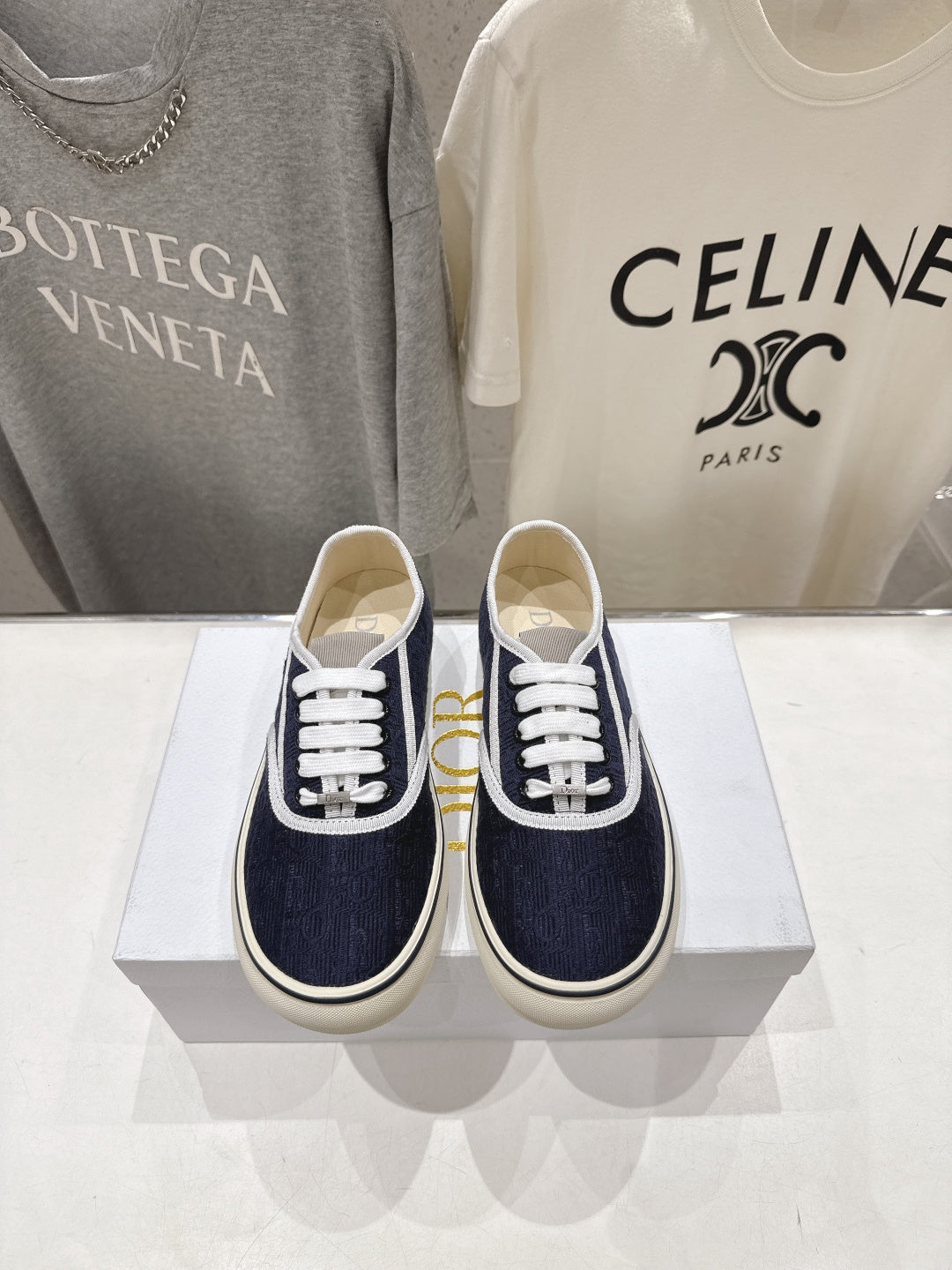 High-quality Dior F037 2026 SS new lace-up fashion embroidered casual shoes