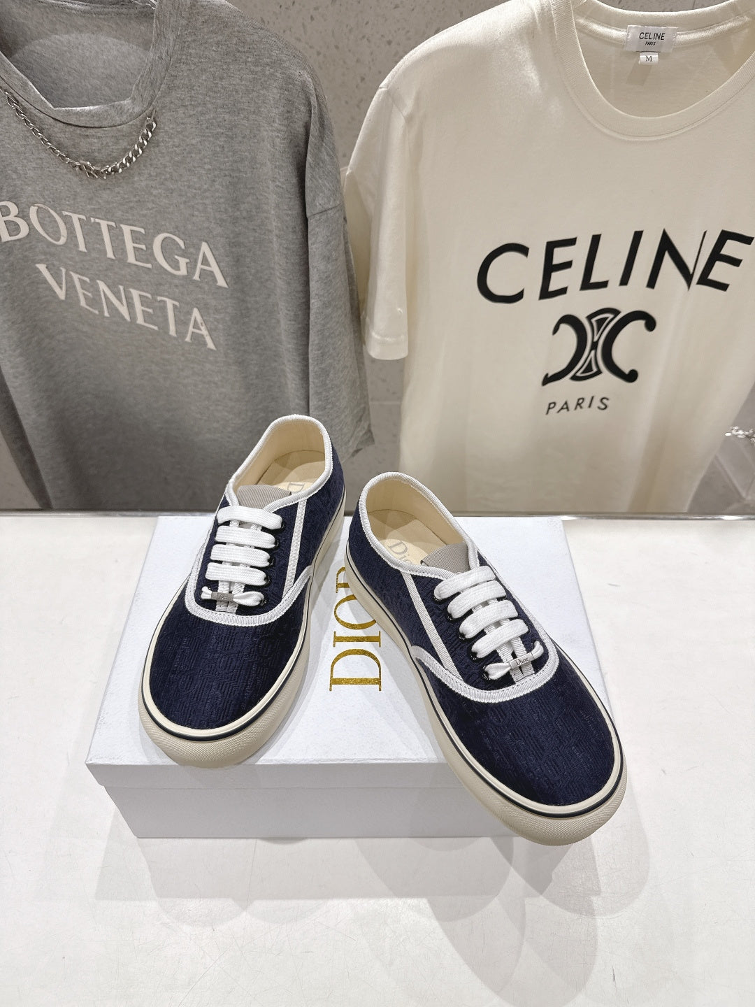 High-quality Dior F037 2026 SS new lace-up fashion embroidered casual shoes