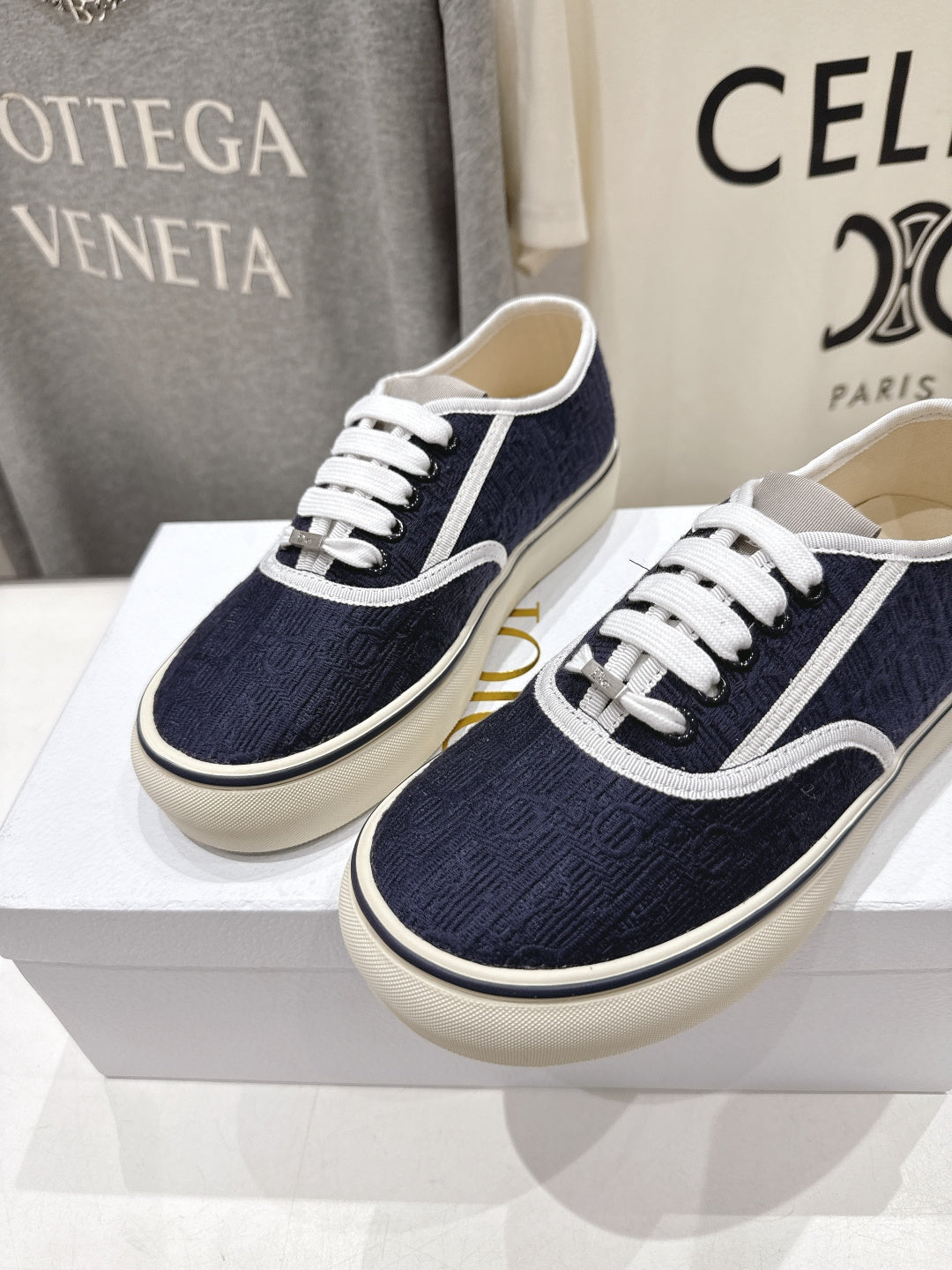High-quality Dior F037 2026 SS new lace-up fashion embroidered casual shoes