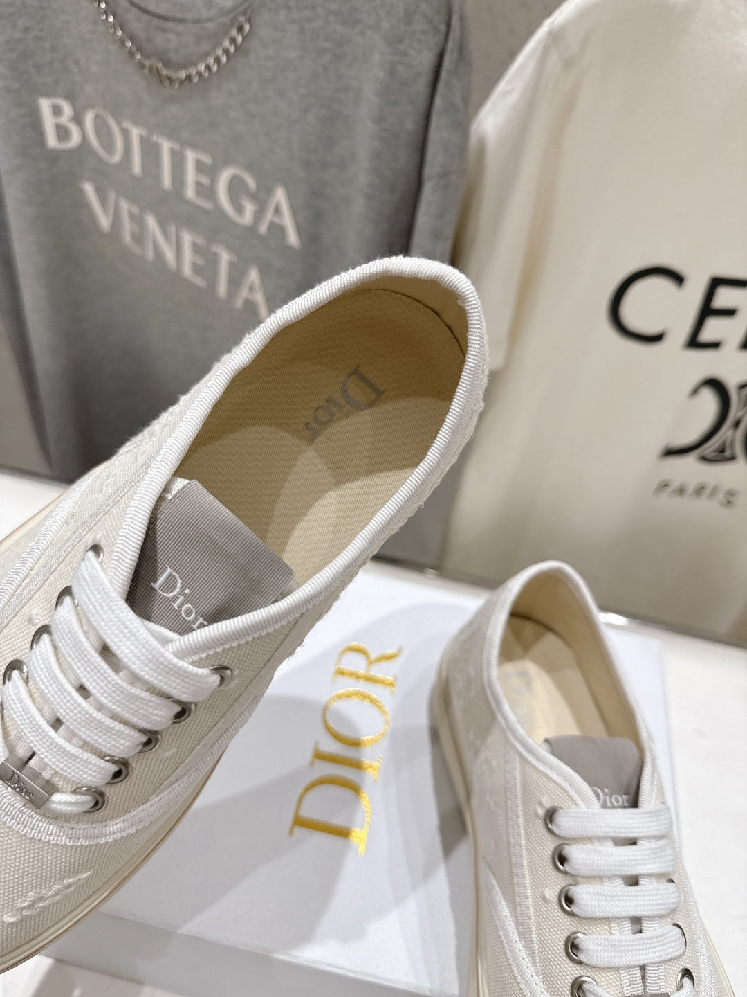 High-quality Dior F037 2026 SS new lace-up fashion embroidered casual shoes