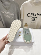 High-quality Dior F037 2026 SS new lace-up fashion embroidered casual shoes