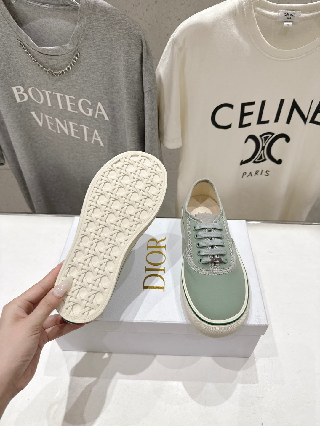 High-quality Dior F037 2026 SS new lace-up fashion embroidered casual shoes
