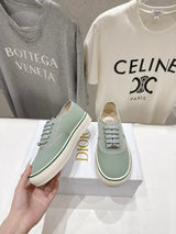 High-quality Dior F037 2026 SS new lace-up fashion embroidered casual shoes