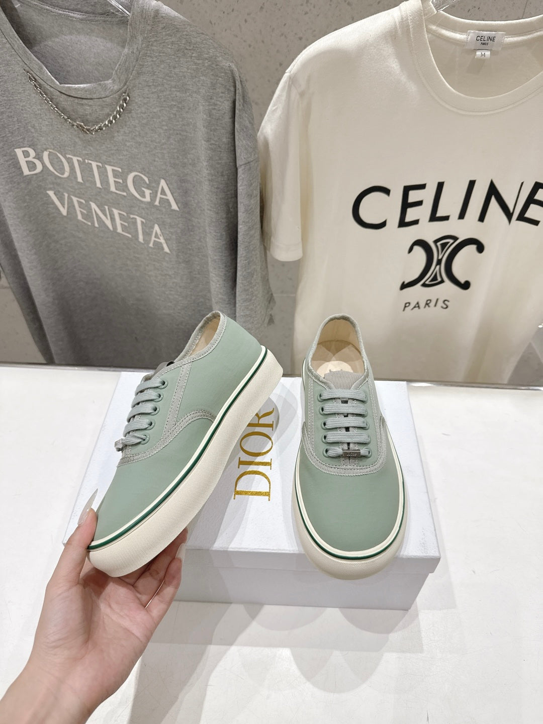 High-quality Dior F037 2026 SS new lace-up fashion embroidered casual shoes