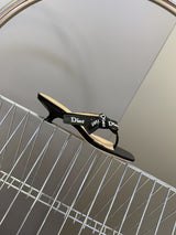 Dior's latest J'Adior thong kitten heel sandals