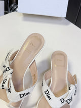 Dior's latest J'Adior flip-flops with kitten heels