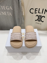 High-quality Dior F019 2026 SS Summer New Thick-soled Beach Sandals