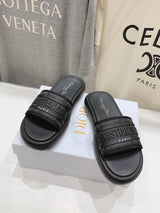 High-quality Dior F019 2026 SS Summer New Thick-soled Beach Sandals