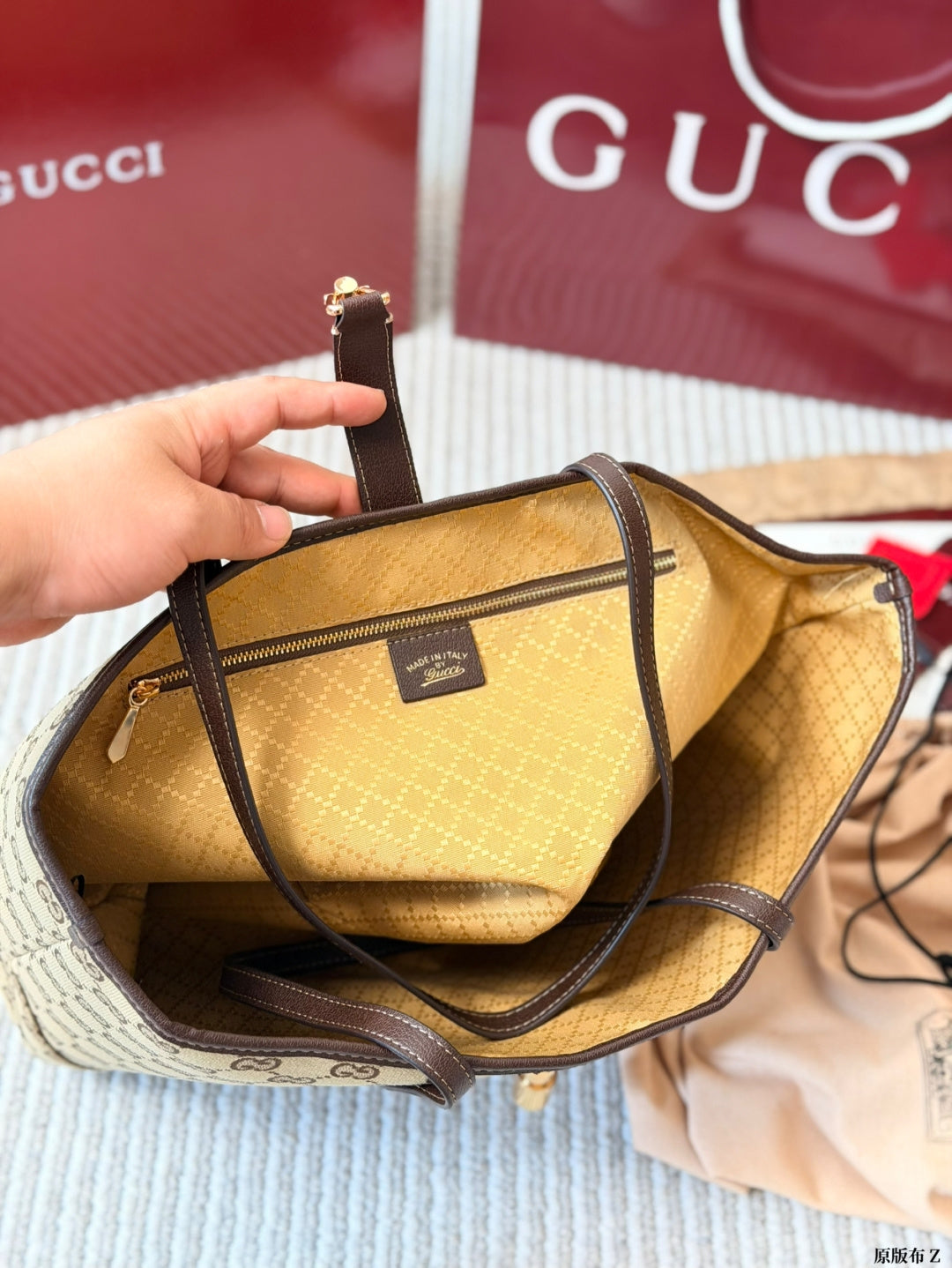 The original Gucci tote bag designed by Demna