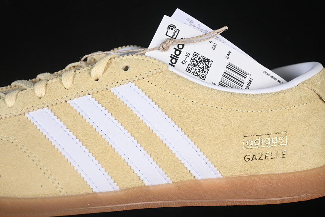 [JR8894]-[ORIGINALS GAZELLE LO PRO CASUAL SNEAKERS WHEAT/WHITE]-[WOMAN:35-39]-[MAN:40-45]