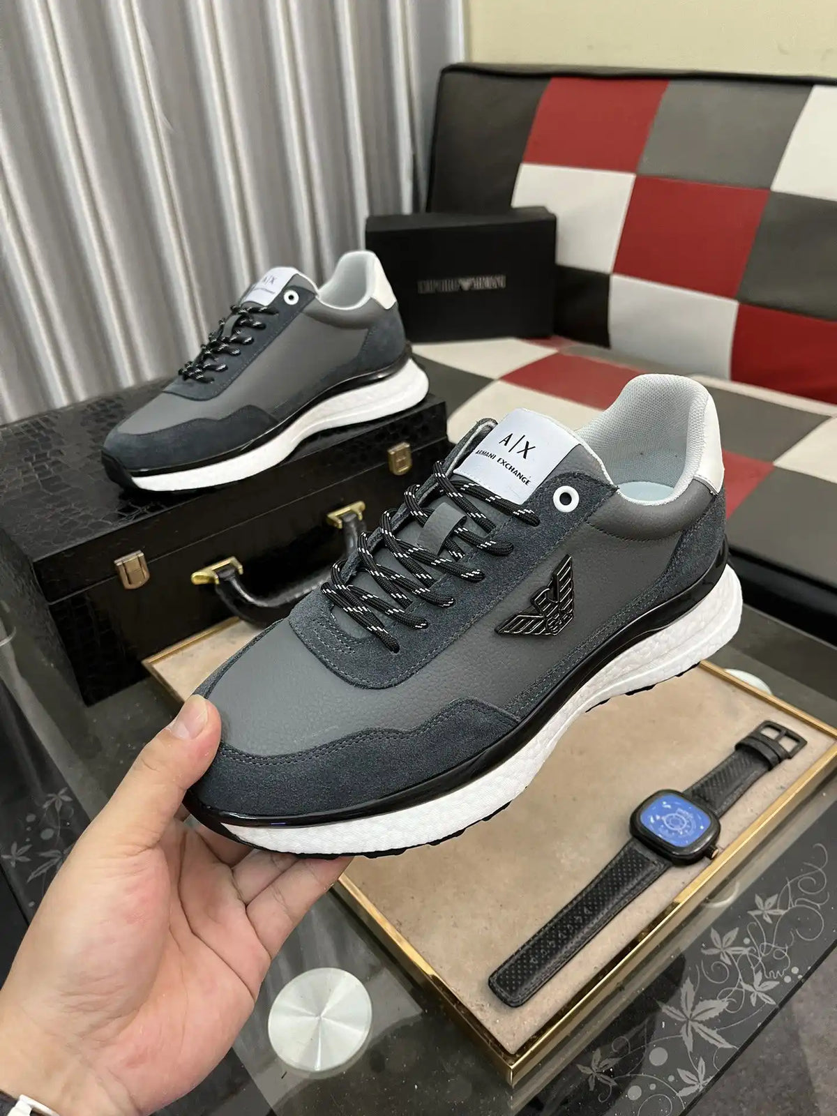 Armani Men's Shoe Code 6B6 Size3844