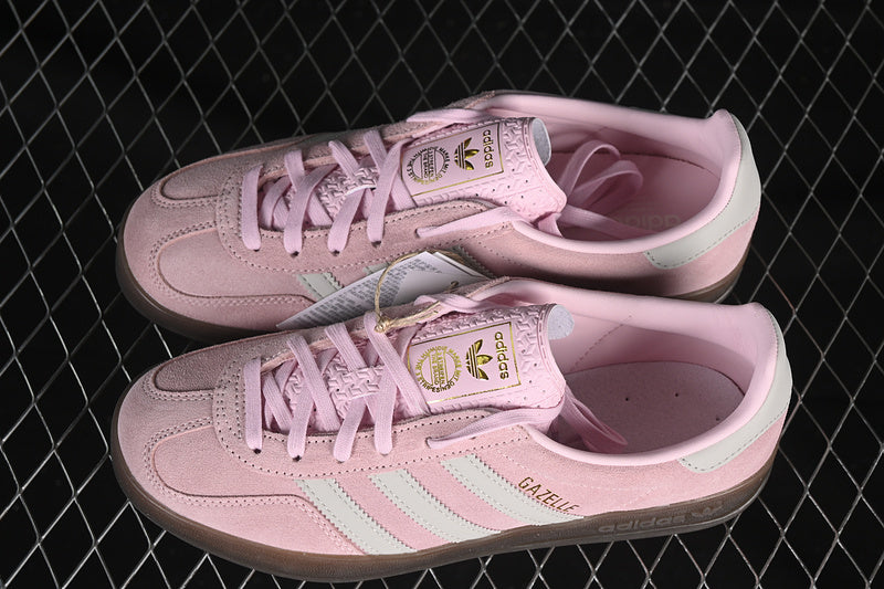 【280】[JI2716]-[ORIGINALS GAZELLE INDOOR CLEAR PINK/OFF WHITE/GUM]-[WOMAN:35.5-40]