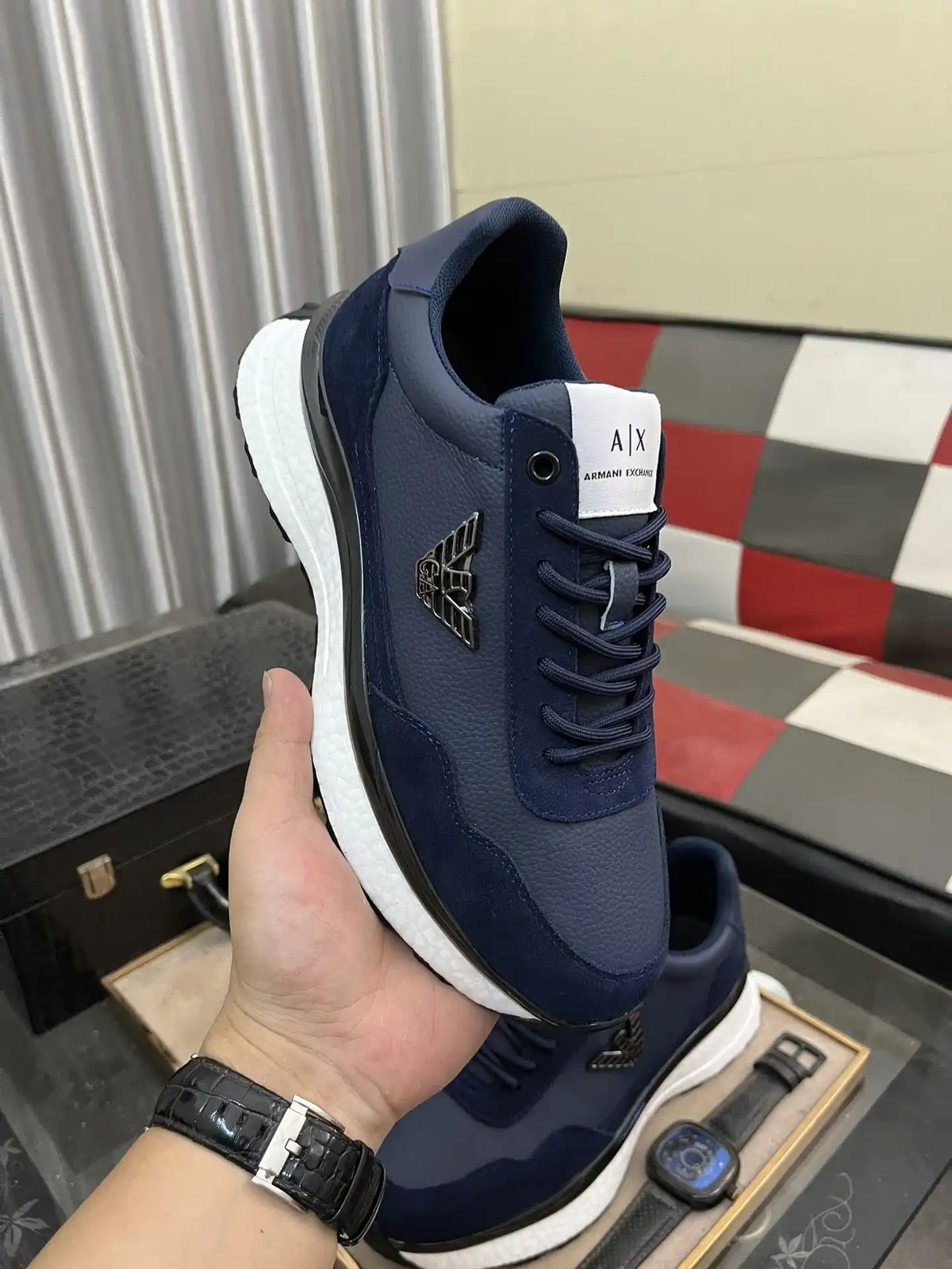Armani Men's Shoe Code 6B6 Size3844