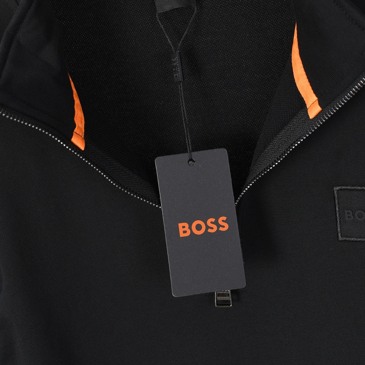 600#BOSS半拉立领卫衣