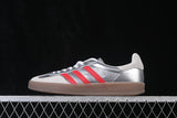 【220】[JR2403]-[GAZELLE INDOOR CLOVER RETRO CASUAL SNEAKERS SILVER/RED]-[WOMAN:35-39]-[MAN:40-45]