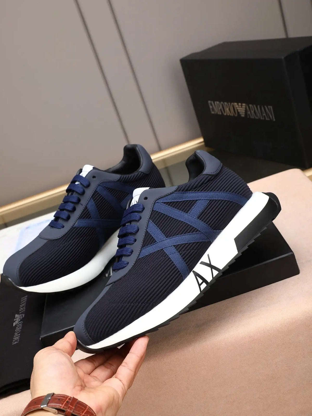Armani* Men's Model Code: 0912B50 Size: 38-44 (45 46 customized)