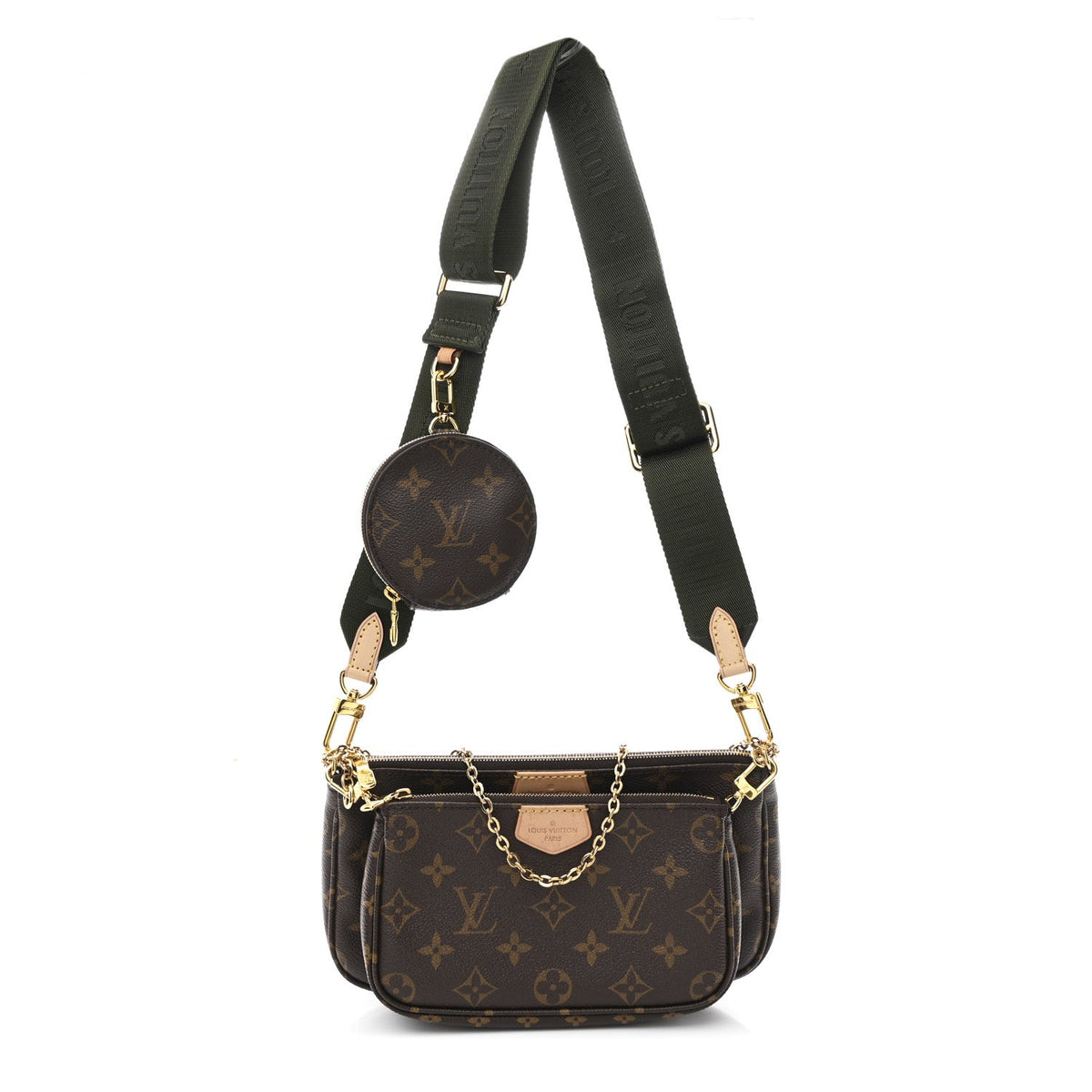 Louis Vuitton Monogram Multi Pochette Accessories Kaki