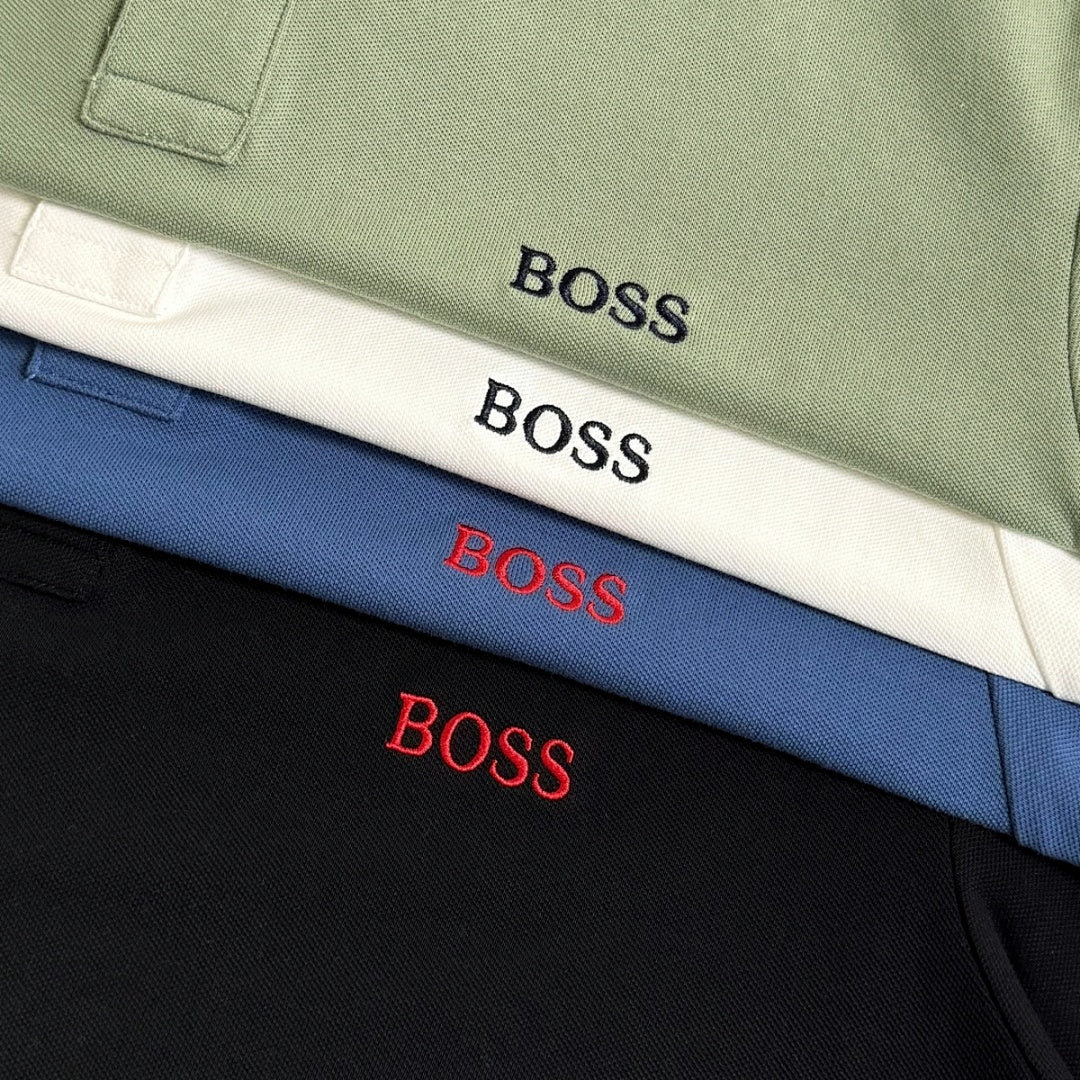 BOSS经典polo衫翻领短袖