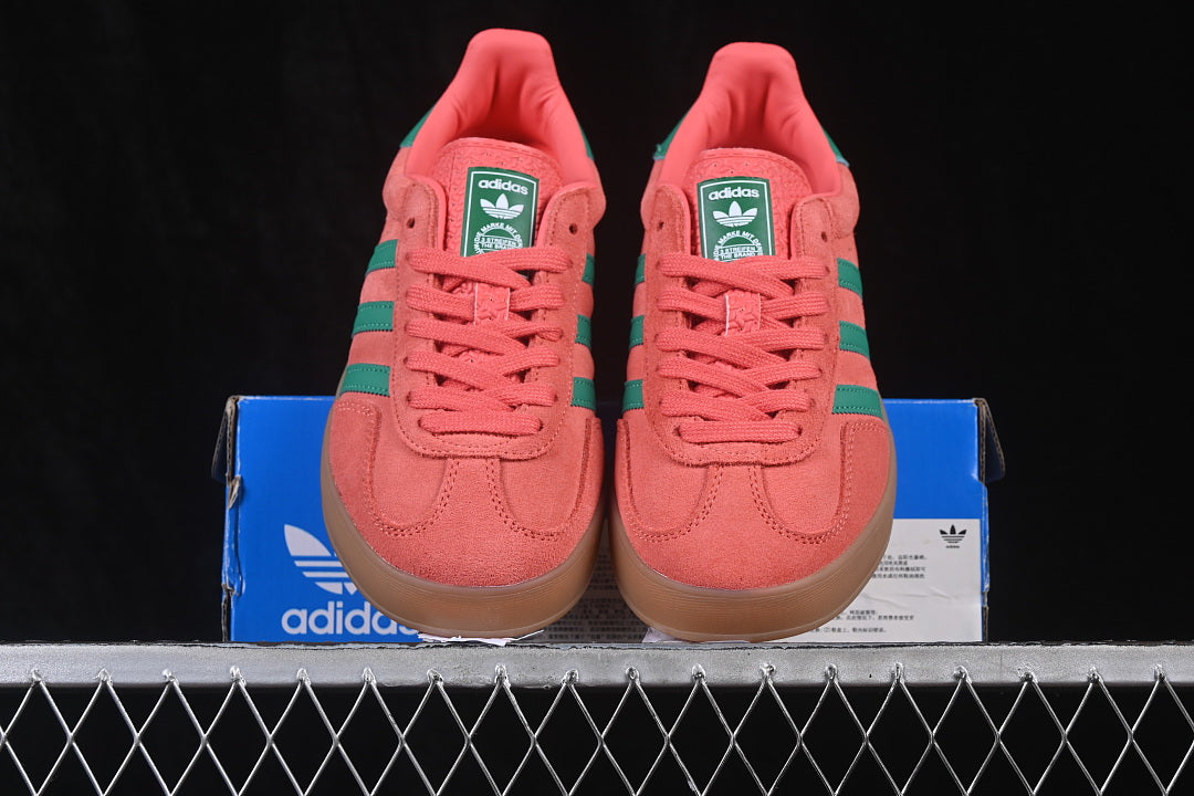 [JH5407]-[GAZELLE INDOOR CLOVER CASUAL ANTI-SLIP SHOES RED/REDNESS]-[WOMAN:35-39]-[MAN:40-45]