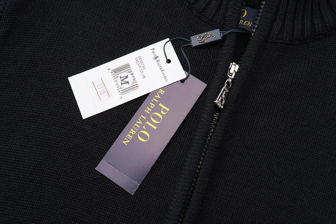 6118: POLO 拉链开衫加厚款，官网同款 M-XXL